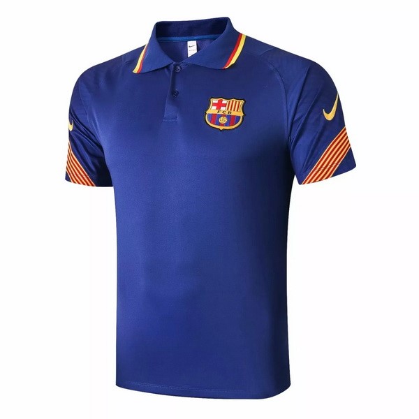 Polo Barcelona 2020-2021 Azul Naranja